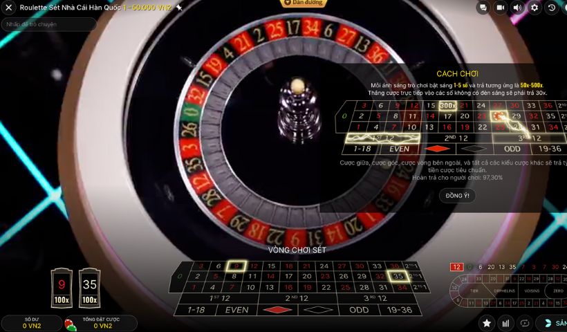 Tựa game Roulette hấp dẫn tại sòng bài EVO thú vị 