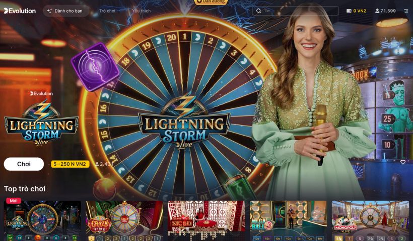 Tìm hiểu sơ lược về sảnh EVO casino 79KING